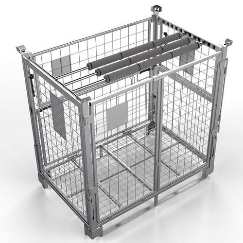 Складной ящичный поддон - SmartCube® Light - K. Hartwall Ltd - решетчатый / для хранения / промышленный
