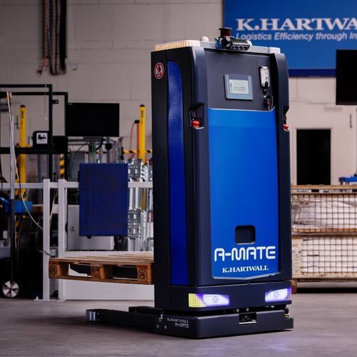 AGV для разгрузочно-погрузочных работ - A-MATE® - K. Hartwall Ltd - транспортная / электрическая / всенаправленная