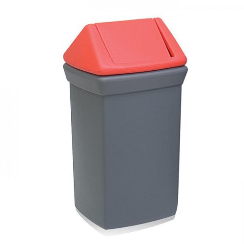 Мусорный контейнер из пластика - R50A - Mailbox: Stamford Products Ltd - с сортировкой / с крышкой