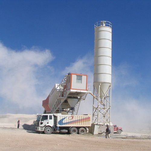 Мобильная бетоносмесительная установка - MobilmiX 30 - GOKER Contruction Machines