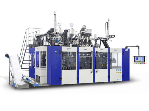 Выдувная формовочная машина для бутылок - B20D-900 - Suzhou Bestar Blow Molding Machinery Co.,Ltd. - для экструзии / для контейнера с ручкой / с двойной станцией