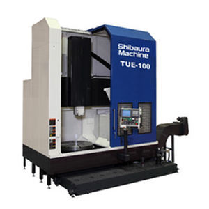 Расточно-фрезерный станок ЧПУ - TUE-100 - Shibaura Machine - вертикальный / со стойкой / 2 оси