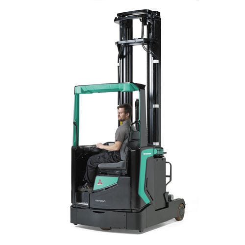 Электрическая подъемная тележка со съемной опорой - RB14-25N2(H)(S)(C)(X) series - Mïtsubishi Forklift Trucks - в положении рядом / для разгрузочно-погрузочных работ / для складов