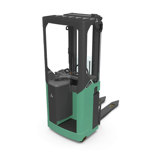 Электрический штабелер - SBR12-20N2(I)(S) Series - Mïtsubishi Forklift Trucks - со «стоячим» водителем / 24 В / для складов