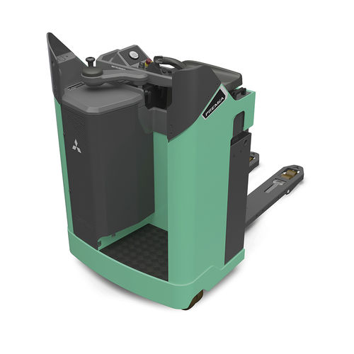 Электрический погрузчик для поддонов - PBR20-30N2 series - Mïtsubishi Forklift Trucks - стоячий / 24 В / узкий