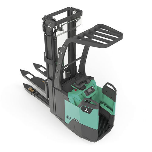 Штабелер на аккумуляторе - SBV/SBF12-16N3(I)(S)(R) Series - Mïtsubishi Forklift Trucks - стоячий / 24 В / транспортный