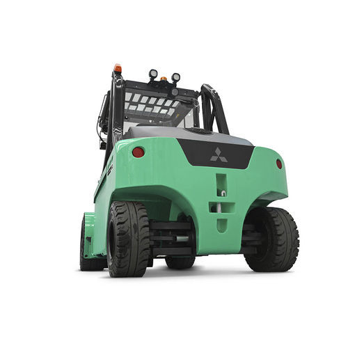 Электрический вилочный погрузчик - FB60-120N(H) series - Mïtsubishi Forklift Trucks - с местом для сидения водителя / с противовесом / 4-колесный