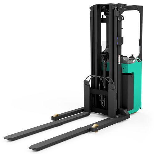 Электрический штабелер - SBR12N2TF - Mïtsubishi Forklift Trucks - со «стоячим» водителем / 24 В / для складов