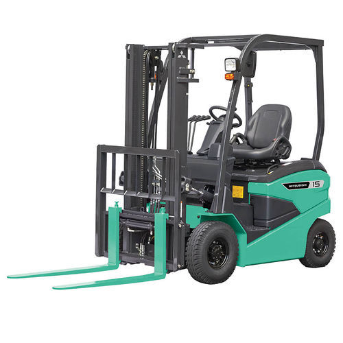 Электрический вилочный погрузчик - FB10-35(L)CB Series - Mïtsubishi Forklift Trucks - с местом для сидения водителя / для использования в помещениях / для внешнего использования