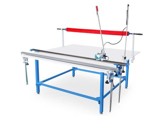 Стол для резки для ткани - FlexiTable Standard SK-200 - SAMEX - с поворотным ножом / для тяжелых материалов / с системой резки на конце