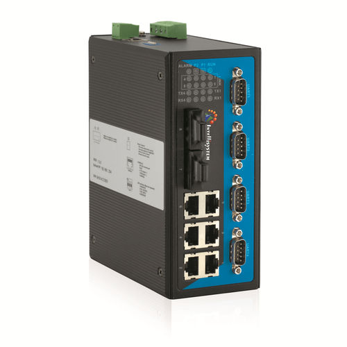 Управляемый коммутатор Ethernet - IT-ES618-IM-2F-4D - Intellisystem Technologies - 12 портов / на DIN-рейке / стандартный