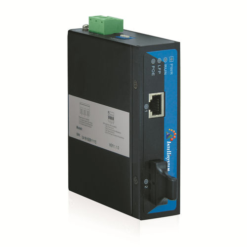 Преобразователь среда - IT-IPMC-101-F-POE series - Intellisystem Technologies - для измерения температуры / Ethernet / на DIN-рейке