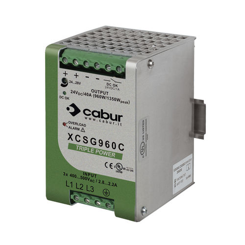 Источник электропитания на DIN-рейке - XCSG500  - Cabur - AC/DC / с одним выходом / линейный