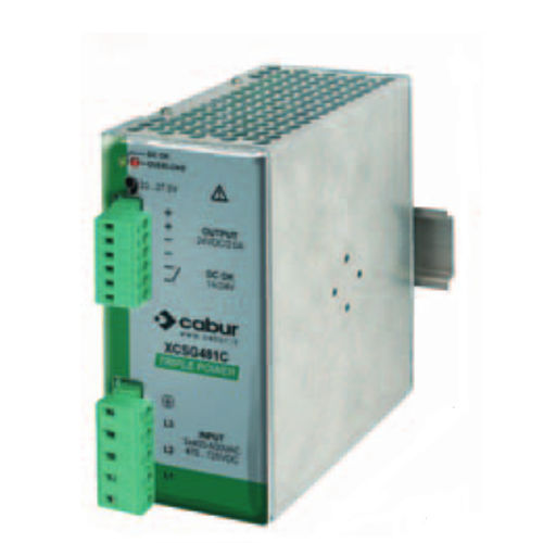 Источник электропитания на DIN-рейке - XCSG481C - Cabur - AC/DC / 3-фазный