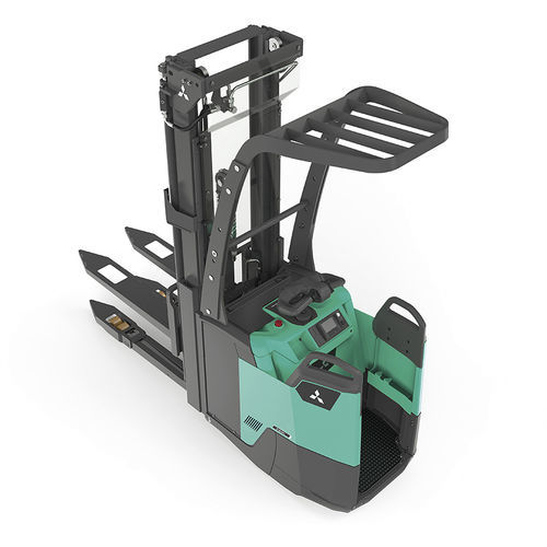 Электрический штабелер - AXiA EM SBV/SBF12-16N3(I)(S)(R)(S)  - Mitsubishi Forklift Trucks - с платформой для оператора / со «стоячим» водителем / 24 В