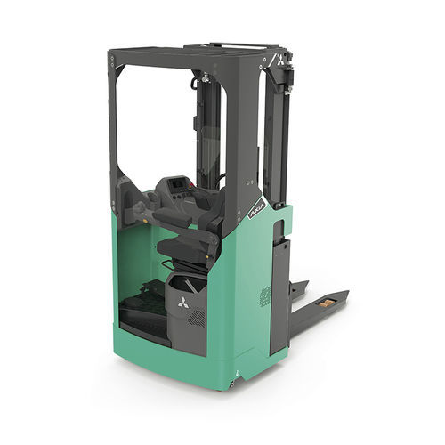 Штабелер на аккумуляторе - AXiA EX SBS16-20N2(I) series - Mitsubishi Forklift Trucks - в положении рядом / 24 В / транспортный