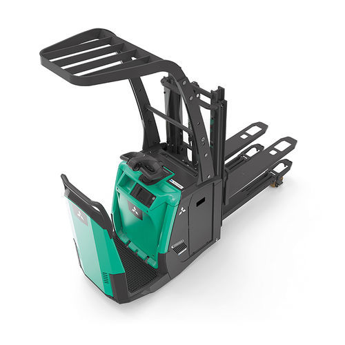 Штабелер для одновременной перевозки 2 поддонов - PREMiA EM PBV/PBF20N3D(R)(S) series - Mitsubishi Forklift Trucks - электрический / со «стоячим» водителем / 24 В
