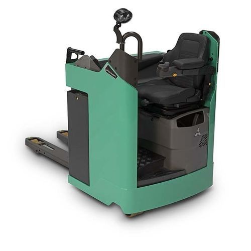 Электрический погрузчик для поддонов - PREMiA EX PBS20-30N2  - Mitsubishi Forklift Trucks - в положении рядом / 24 В / транспортный