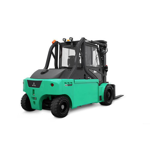 Электрический вилочный погрузчик - FB60-120N(H) series - Mitsubishi Forklift Trucks - с местом для сидения водителя / сверхточный / 4-колесный