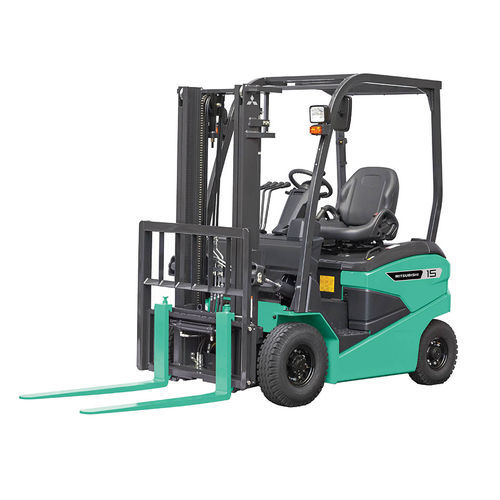 Электрический вилочный погрузчик - FB10-35(L)CB Series - Mitsubishi Forklift Trucks - с местом для сидения водителя / для использования в помещениях / для внешнего использования