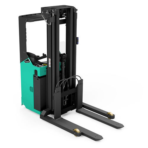 Штабелер на аккумуляторе - AXiA XL SBS12N2TF  - Mitsubishi Forklift Trucks - с местом для сидения водителя / стоячий / 24 В