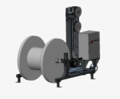 Устройство для разматывания для барабана - TROMTRAK 1250 MOT - Kabelmat Wickeltechnik GmbH - автоматическое / мобильное