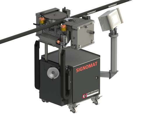 Маркировочная машина горячим тиснением - SIGNOMAT - Kabelmat Wickeltechnik GmbH - для пластмасс / встраиваемая / для кабелей