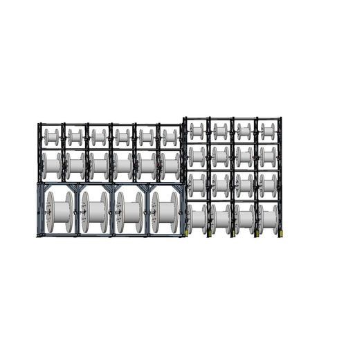 Стеллаж склад для хранения - ABROL - Kabelmat Wickeltechnik GmbH - универсальные системы хранения / для складирования в горизонтальном положении / динамический