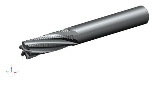 Фрезер концевая - CM160 Roughing End Mill DP - LEUCO Ledermann GmbH & Co. KG - цельный / эскиза / de acabamento