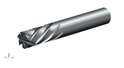 Фрезер концевая - CM170 Compression End Mill SC - CVD coated - LEUCO Ledermann GmbH & Co. KG - цельный / эскиза / de acabamento