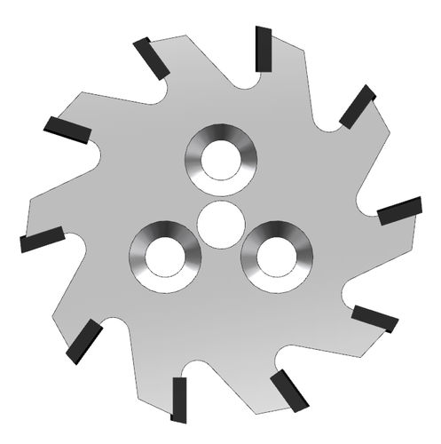 Фрезер концевая - CM130 Disc Milling Cutter DP - LEUCO Ledermann GmbH & Co. KG - цельный / шпоночный / de acabamento