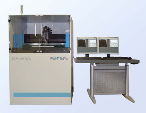 Микроскоп для анализов - SAM 400 TWIN - PVA TePla Analytical Systems GmbH - для исследований / высокая скорость / сканирующее акустическое устройство