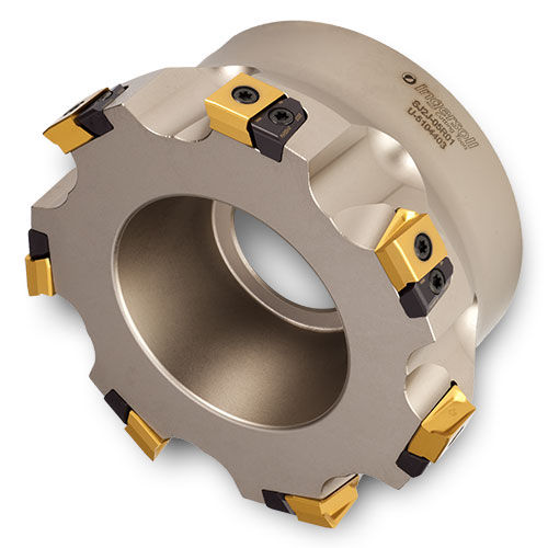 Фрезер с положительными пластинами - Gold-Max 4™ SJ series - Ingersoll Cutting Tools - для обработки поверхности / для чугуна / для стали