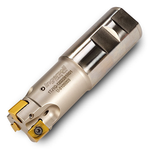 Фрезер два размера - DiPosTetra™ 1TJ1Q-1001780R01 - Ingersoll Cutting Tools - концевая / с пластинами / для алюминия