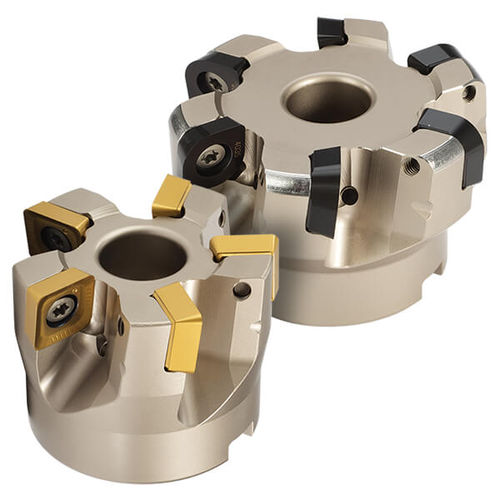 Фрезер два размера - Gold-Quad 5J5P series  - Ingersoll Cutting Tools - с угловым радиусом / со сменными панелями / для обработки поверхности