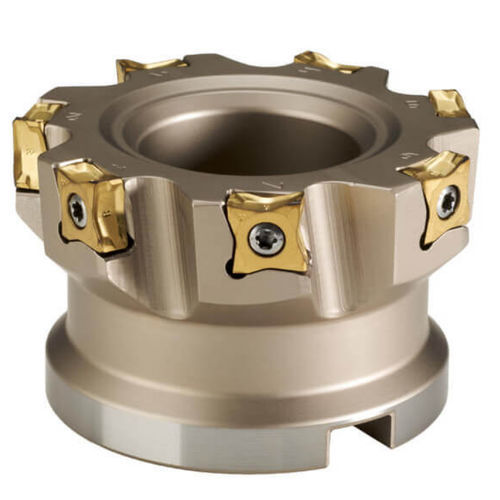Фрезер два размера - Gold-Max 8 - Ingersoll Cutting Tools - тангенциальная / с положительными пластинами / для обработки поверхности