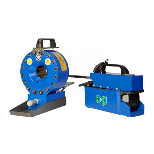 Опрессовочный станок для гибкого шланга - TUBOMATIC H47 E-PUMP - OP Srl - для гидравлического рукава / с ручным управлением / переносной