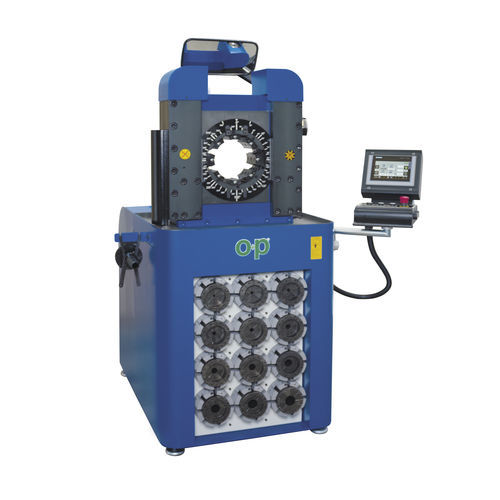 Опрессовочный станок для гибкого шланга - TUBOMATIC V159ES - OP Srl - полуавтоматический / гидравлический / контролируемый PLC
