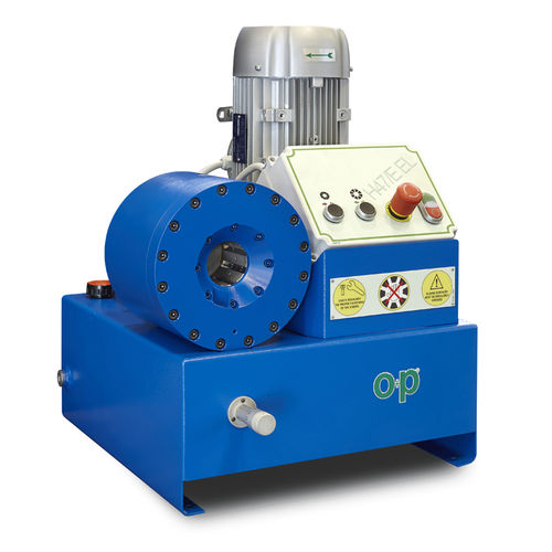 Опрессовочный станок для гибкого шланга - TUBOMATIC H47/E EL - OP Srl - для гидравлического рукава / автоматический
