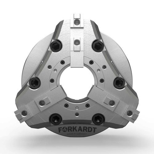 Автоматический токарный патрон - FNC+ - Hardinge Workholding - трехкулачковый / с проходом в центре / самоцентрирующийся