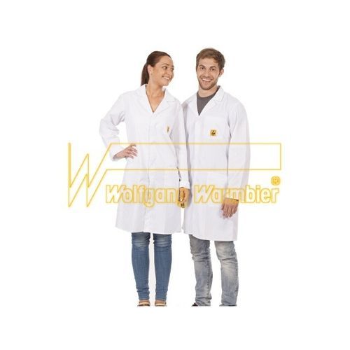 Рабочий халат - AM160 - Wolfgang Warmbier GmbH & Co. KG Systeme gegen Elektrostatik - унисекс / белый
