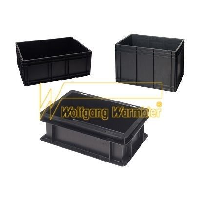Ящик проводник - Wolfgang Warmbier GmbH & Co. KG Systeme gegen Elektrostatik - из полипропилена / штабелируемый / модульный