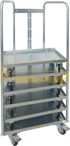 Многоцелевой контейнер на колесиках - Wolfgang Warmbier GmbH & Co. KG Systeme gegen Elektrostatik - с полками
