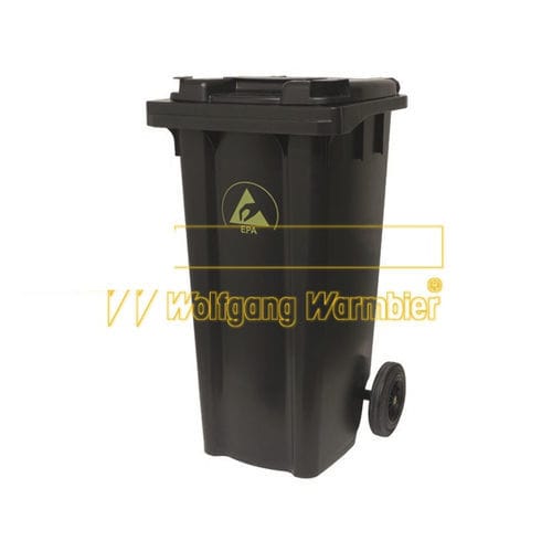 Контейнер для отходов из ПЭНД - Wolfgang Warmbier GmbH & Co. KG Systeme gegen Elektrostatik - с сортировкой / подвижный