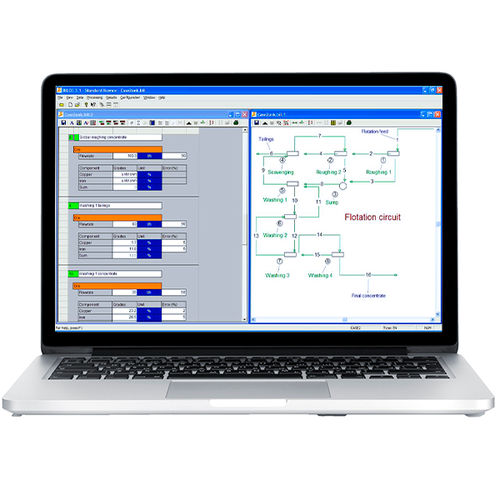 Программное обеспечение баланс массы - BILCO - CASPEO mineral processing software and consulting - для управления производством / для управления процессом / анализа данных