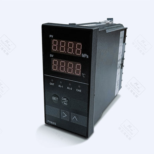 Индикатор и контроллер давления - PY602S - Guangdong South China Sea Electronic Measuring Tec - для измерения температуры / со светодиодным индикатором / для установки на панель