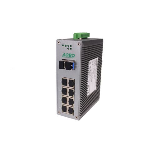 Управляемый коммутатор Ethernet - AOBO 6012 series - HANGZHOU AOBO TELECOM.,LTD. - 12 портов / Gigabit Ethernet / на DIN-рейке