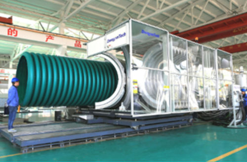 Гофратор для производства гофрированных труб - ZC-2000H - Zhongyun Group - для экструзионной линии