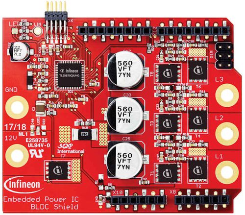 Микроконтроллер 32 бита - BLDC_SHIELD_TLE9879 - Infineon Technologies AG - для использования в автомобиле / для контроллера двигателя / однокристальная система