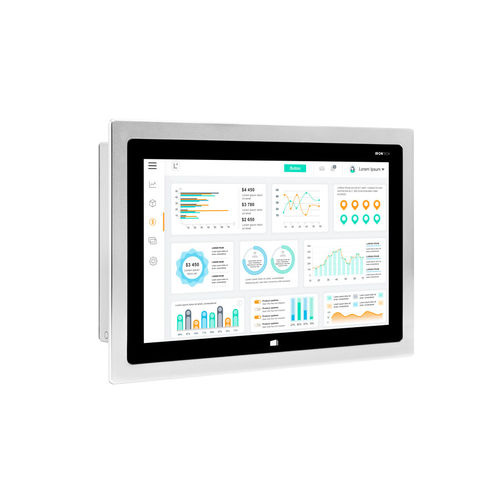 Панельный ПК со светодиодной подсветкой - IRTPPC121 series - IronTech Solutions, SL - с емкостным сенсорным экраном PCAP / с резистивным сенсорным экраном на 5 проводах / 12,1"